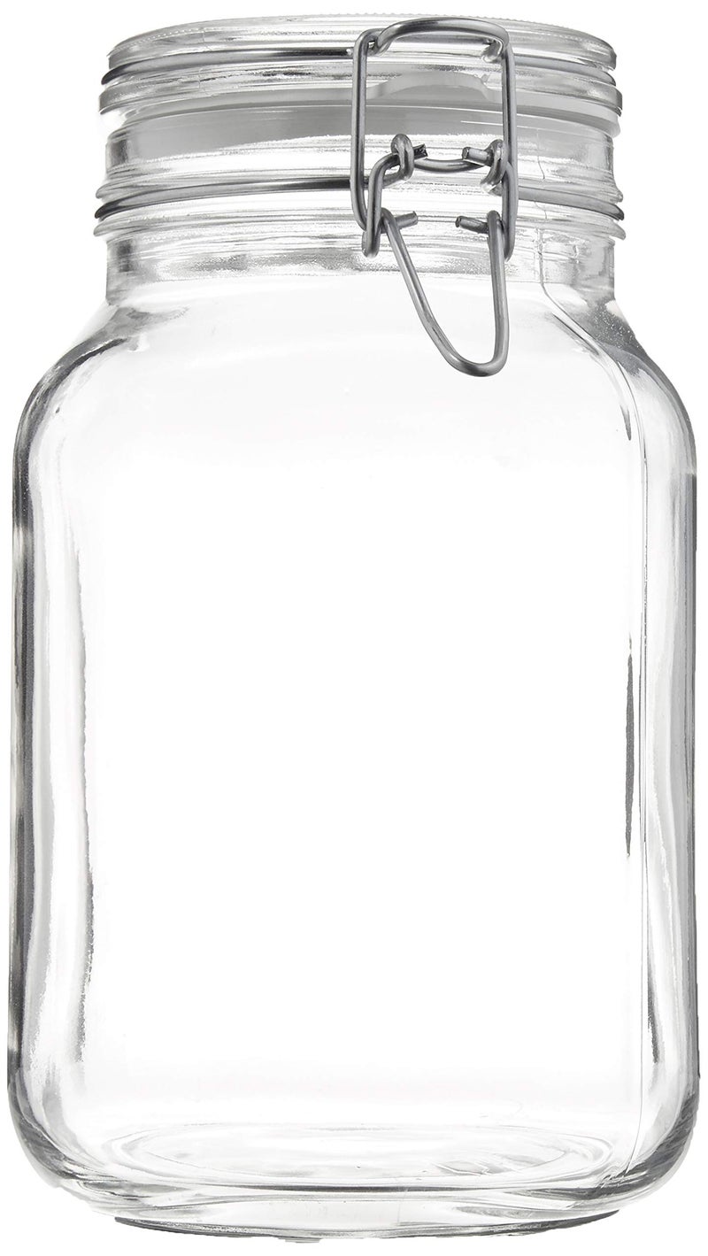 Bormioli Rocco 149240M02121197 Fido Glass Canning Jar Italian 67Â¾ oz-2 Liter (2 Pack), (Pack of 2), Clear - Image 4